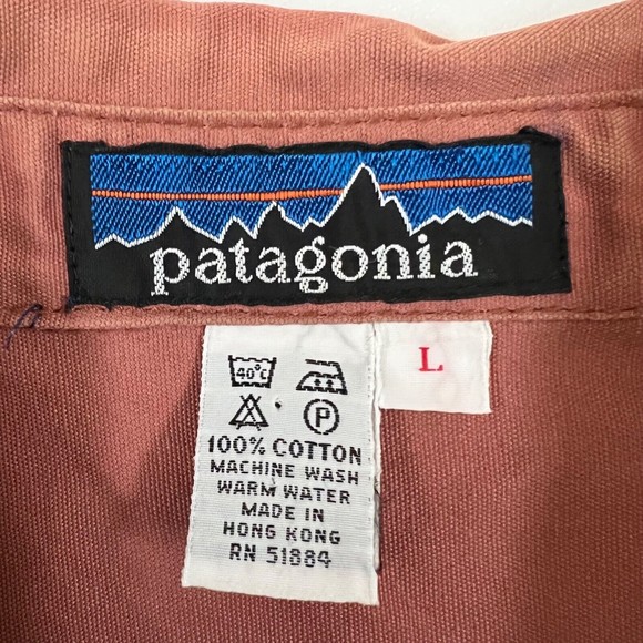 Vtg 70s Patagonia Padded Shoulder Canvas Shirt Recoil Shield Shooting Protection - Picture 8 of 14